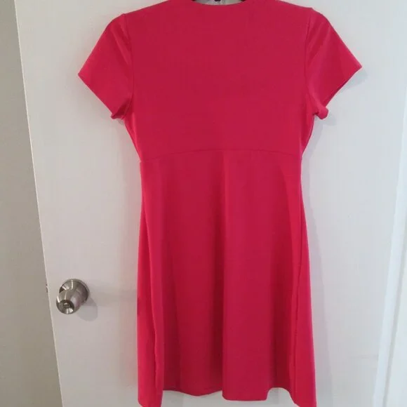 Susana Monaco Short Sleeve V-Neck A-Line Dress Sz S NWT - Picture 10 of 10